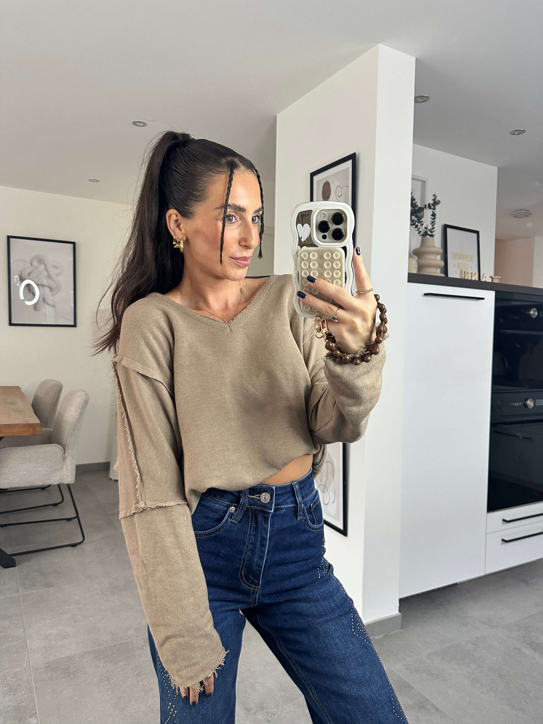 Pullover – Taupe