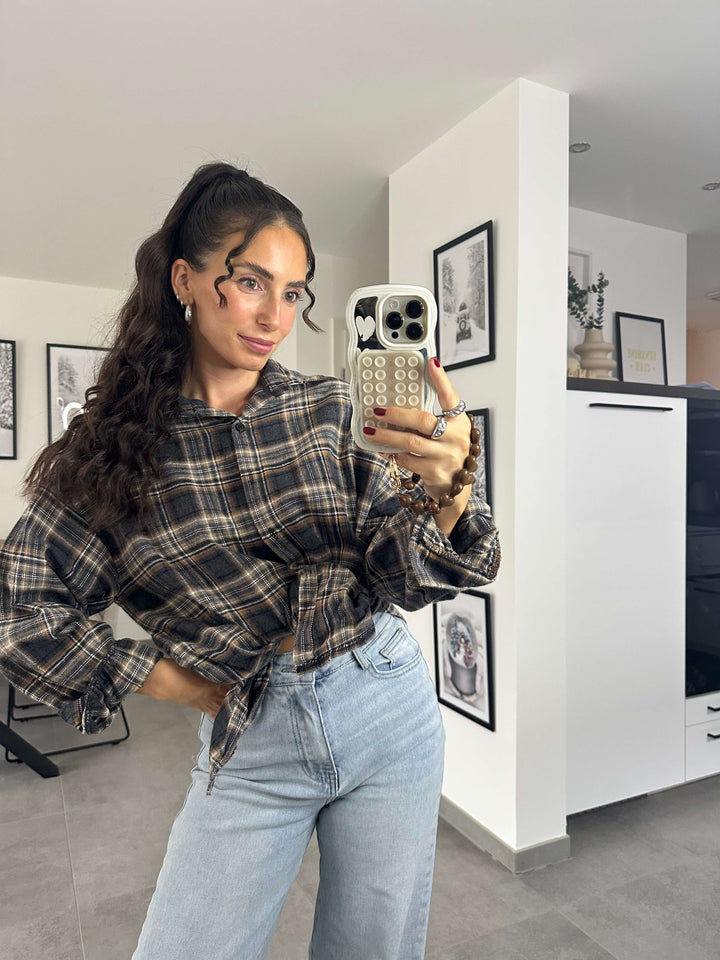 Karo Hemd – Schwarz