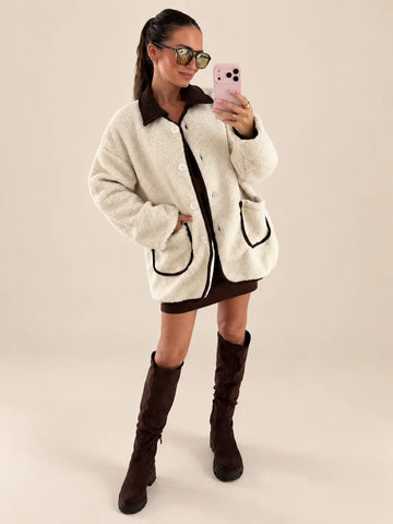 Teddy Jacket – Cream