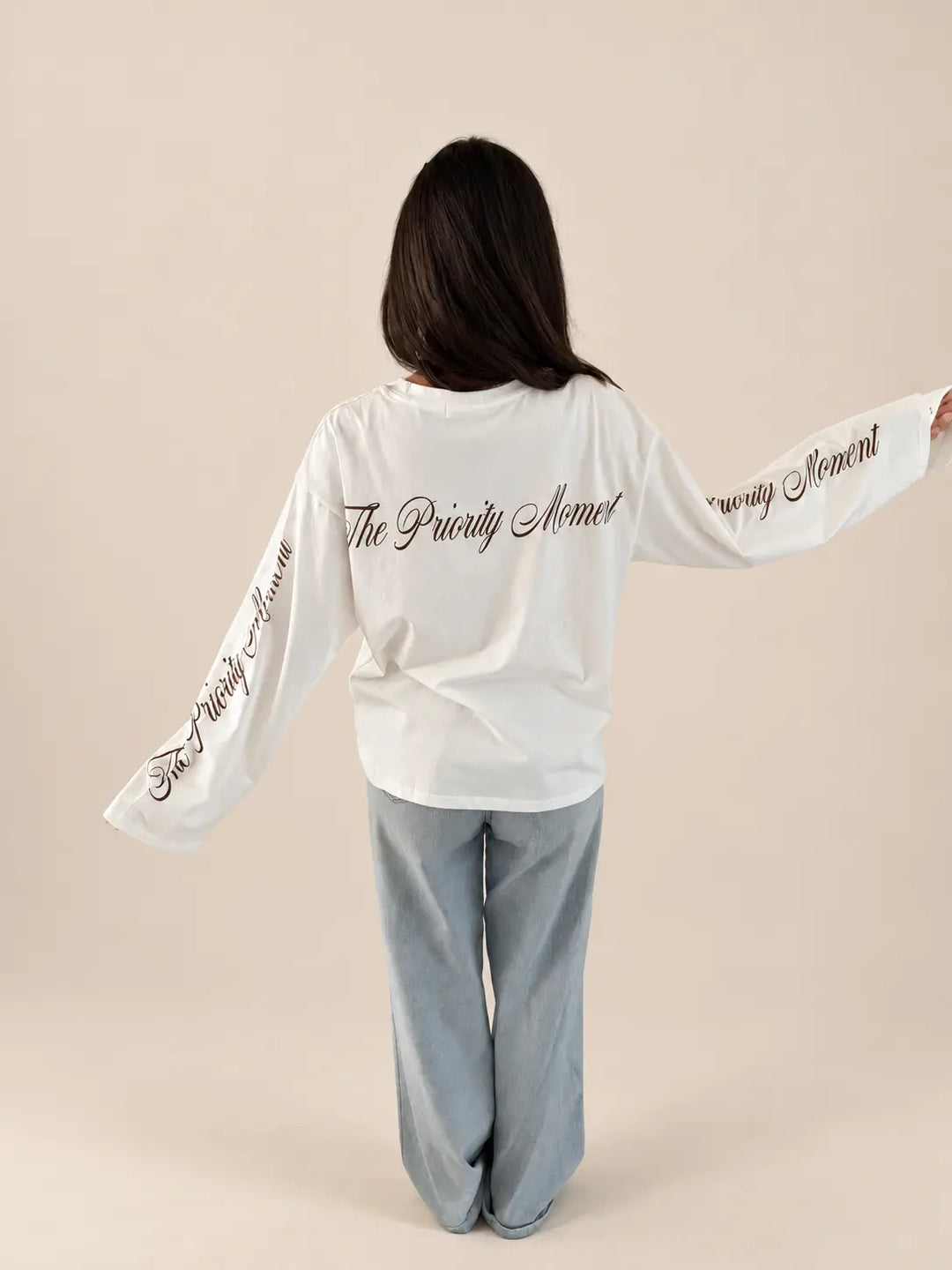 Long Sleeve Shirt The Priority Moment – White