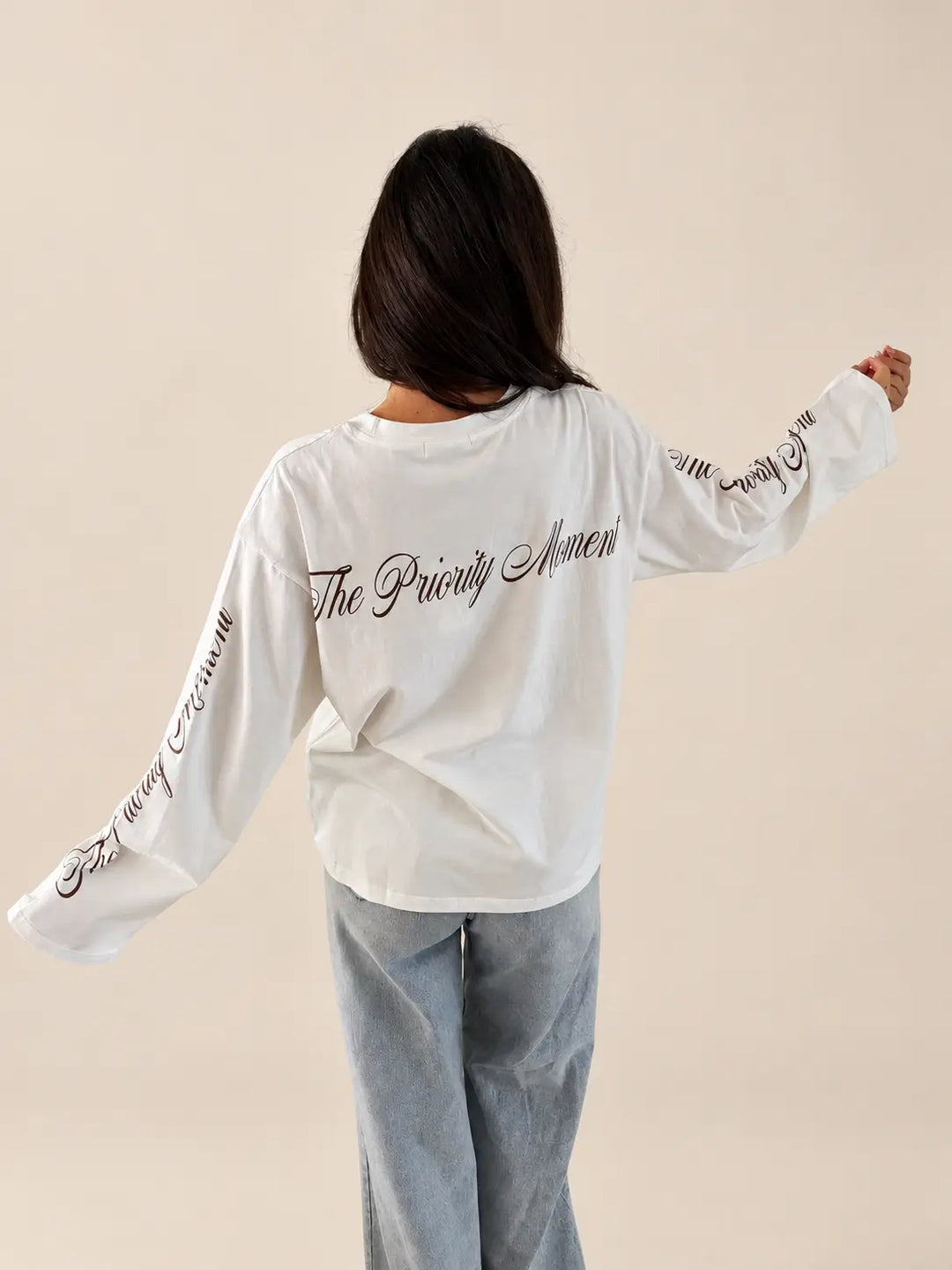 Long Sleeve Shirt The Priority Moment – White
