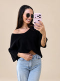 Basic Pullover – Schwarz