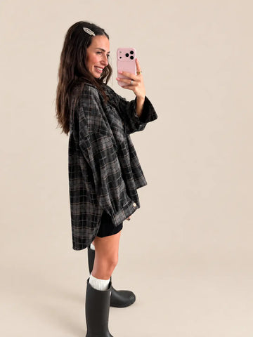 Checkered Shirt – Anthracite