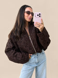 Flower Jacket – Braun
