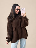 Cozy Cardigan – Braun