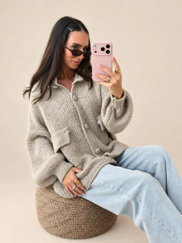 Cozy Cardigan – Beige