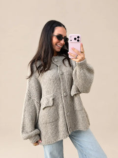 Cozy Cardigan – Beige