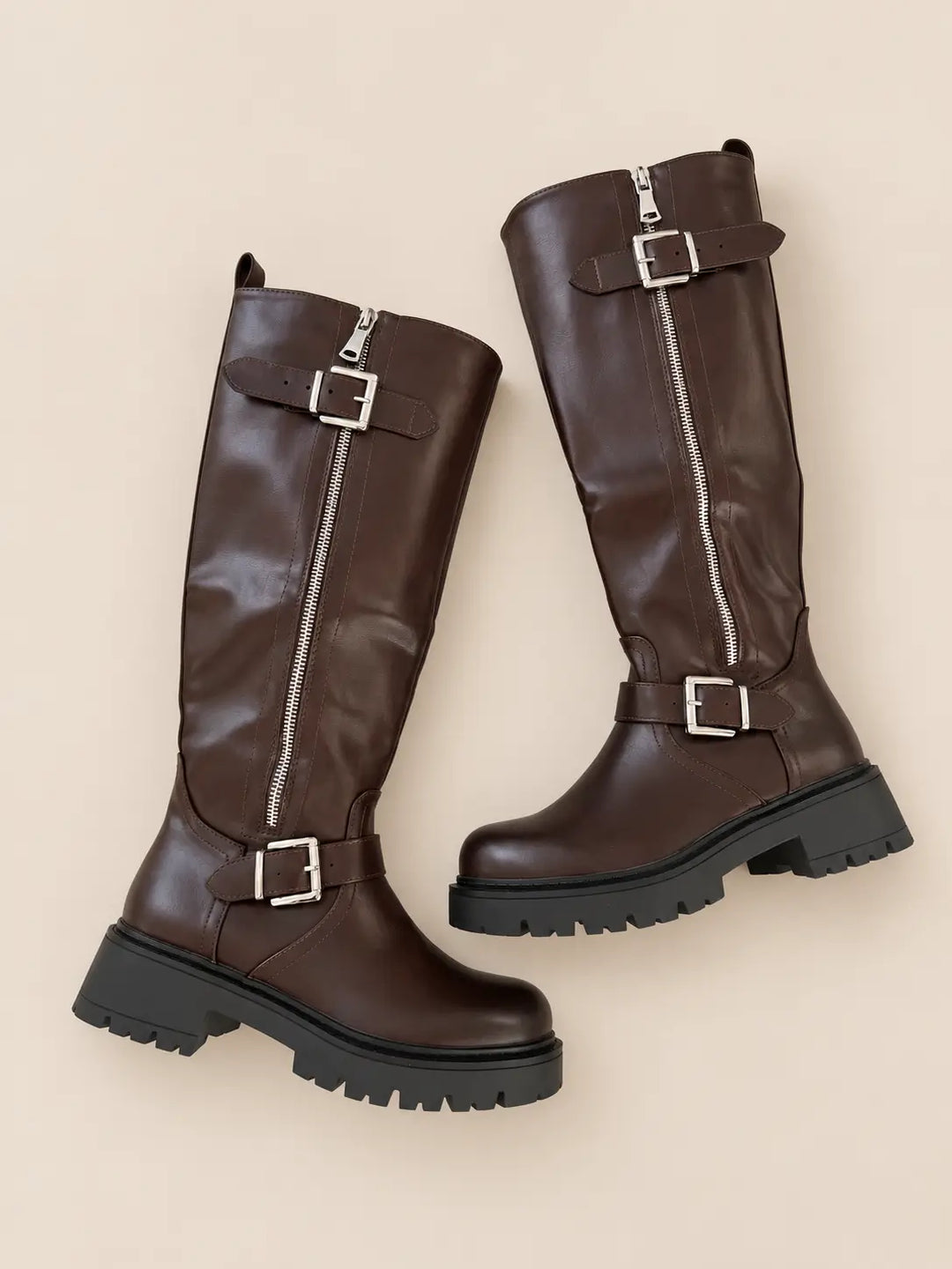 Biker Boots – Brown