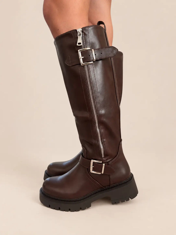 Biker Boots – Brown