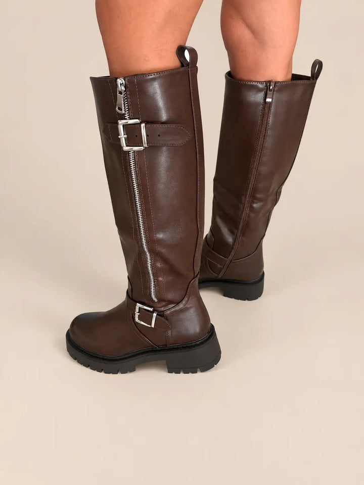 Biker Boots – Brown