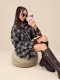 Checked Shirt – Brown
