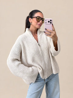 Oversized Cardigan – Cream