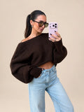 Elegant Sweater – Coffee