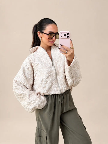 Flower Jacket – Cream