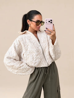 Flower Jacket – Cream