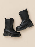 Boots met Rits – Zwart