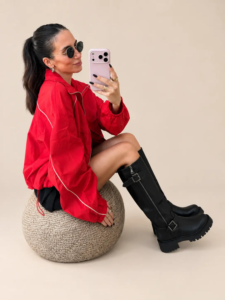 Windbreaker Jacke – Rot