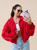 Windbreaker Jacke – Rot
