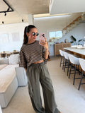 Striped Shirt – Khaki