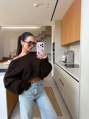 Elegant Sweater – Coffee