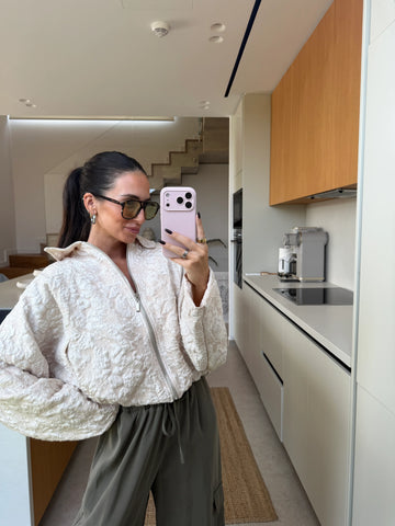 Flower Jacket – Cream