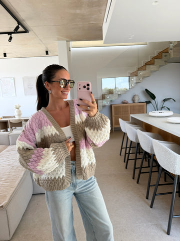 Cardigan – Taupe