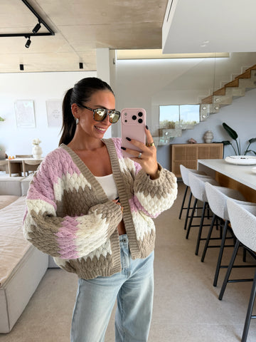 Cardigan – Taupe