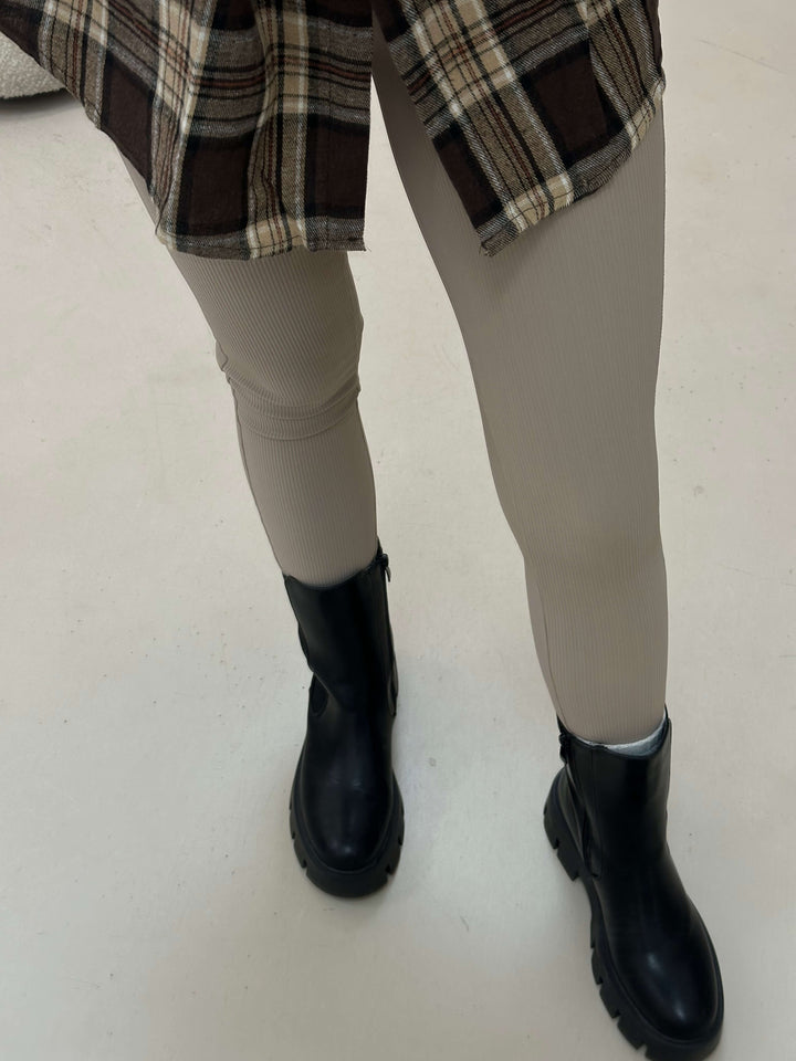 Gerippte Leggings