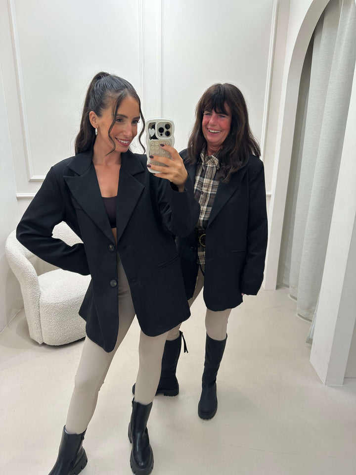 Oversize Blazer in Schwarz