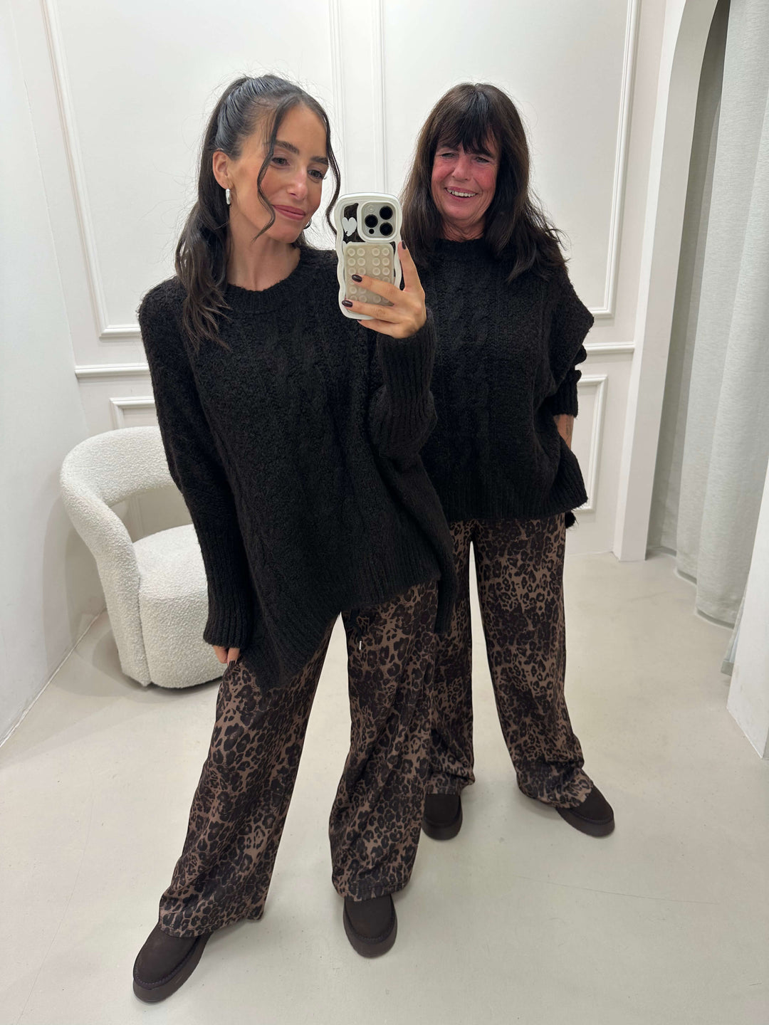 Hose Leopardmuster