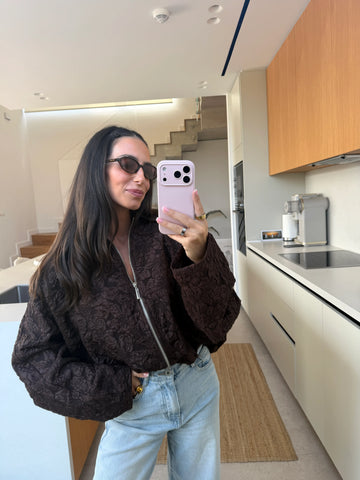 Flower Jacket – Braun