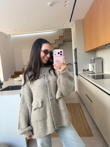 Cozy Cardigan – Beige