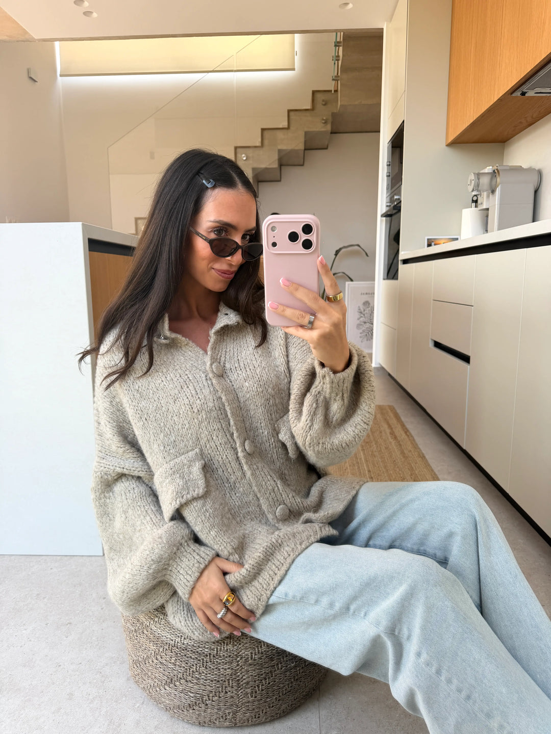 Cozy Cardigan – Beige