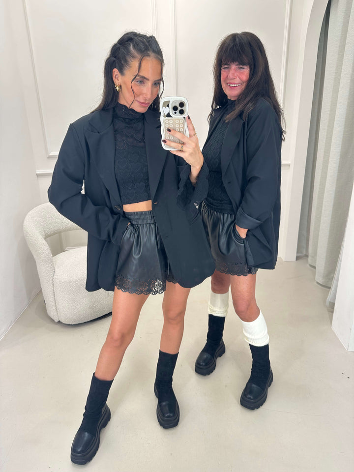 Oversize Blazer in Schwarz