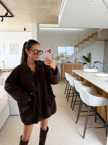 Teddy Jacket – Brown