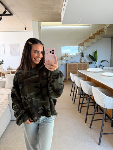 Camouflage Sweatshirt – Khaki