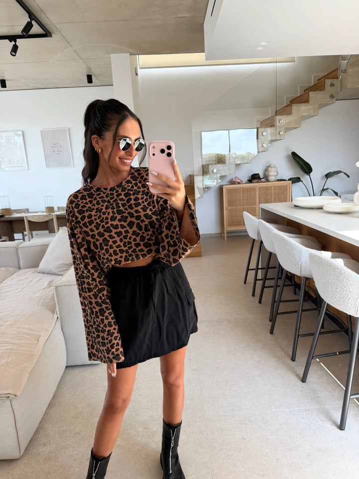 Longsleeve Leo – Espresso