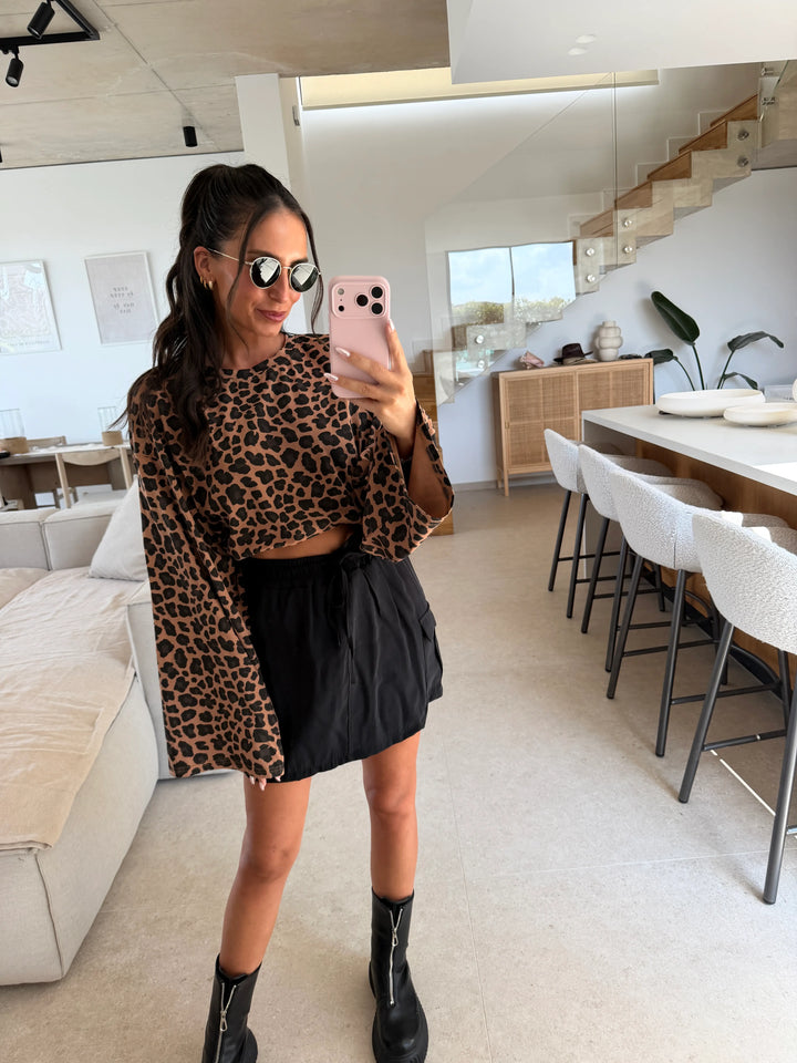 Longsleeve Leo – Espresso