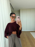 Lightweight Jumper – Bordeaux