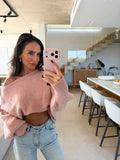 Eleganter Pullover – Rosa