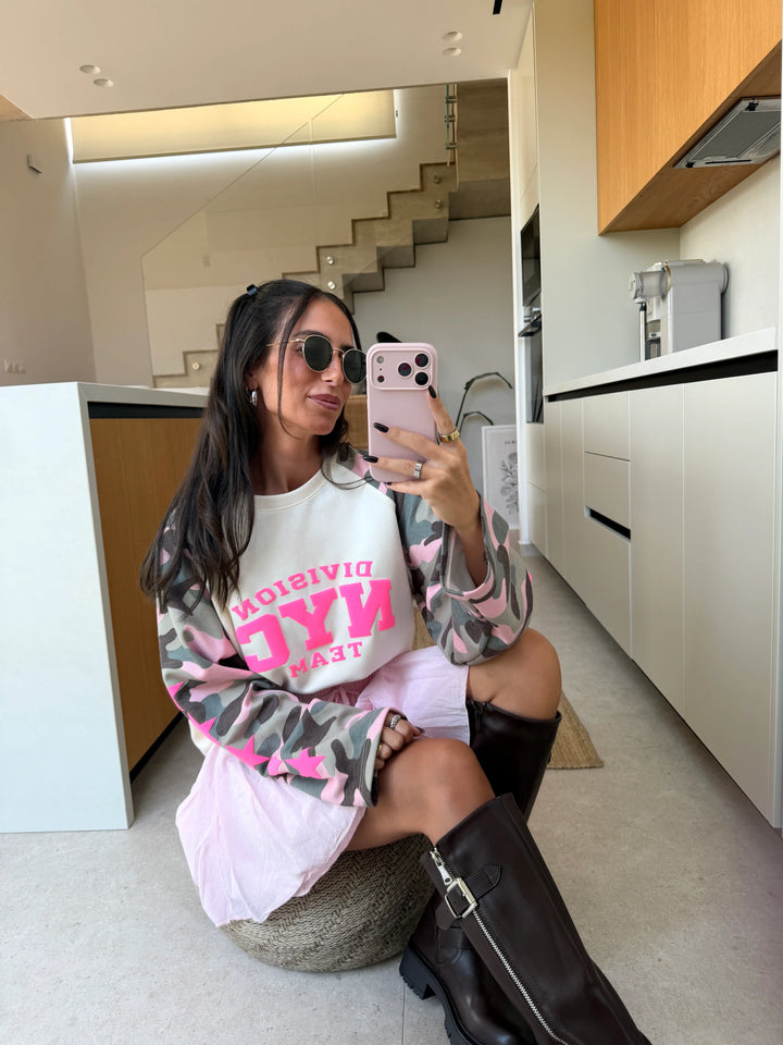 Camouflage Longsleeve – Wit