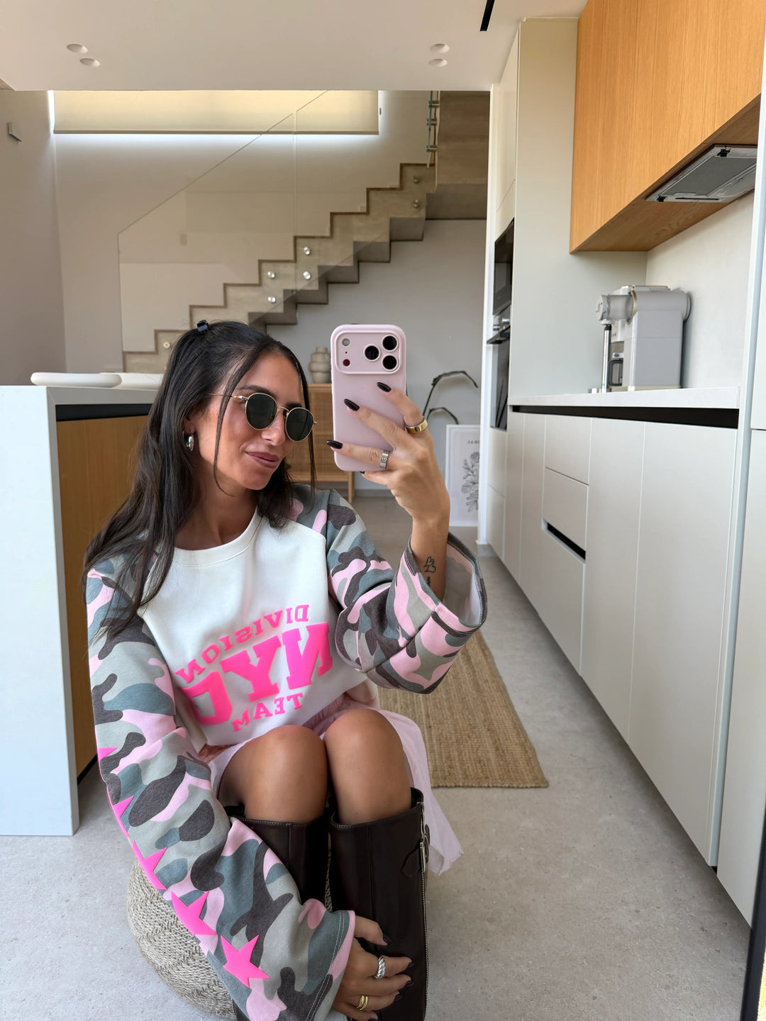 Camouflage Longsleeve – Wit