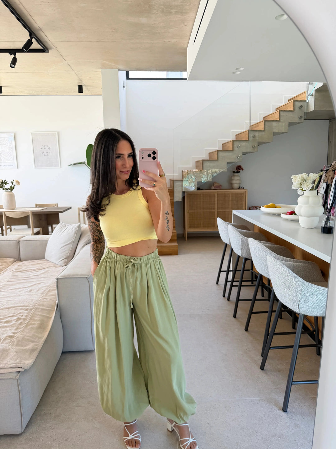 Basic Top – Gelb Top Lisas Boutique 
