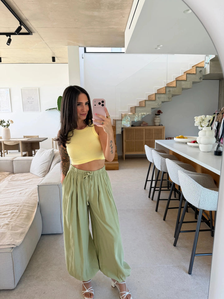 Basic Top – Gelb Top Lisas Boutique 