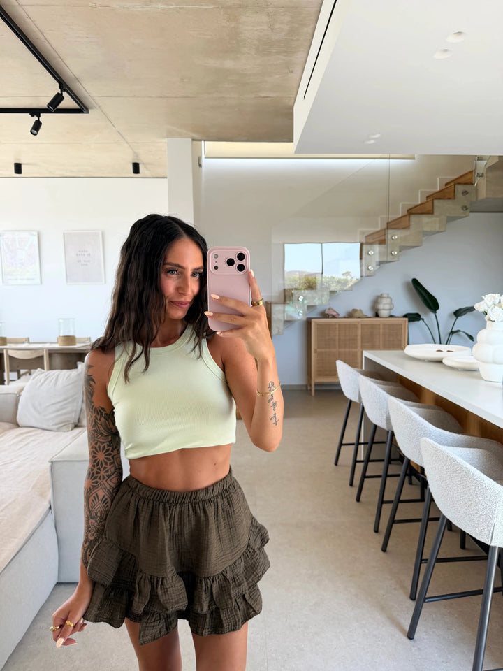 Basic Top – Mintgrün Top Lisas Boutique 