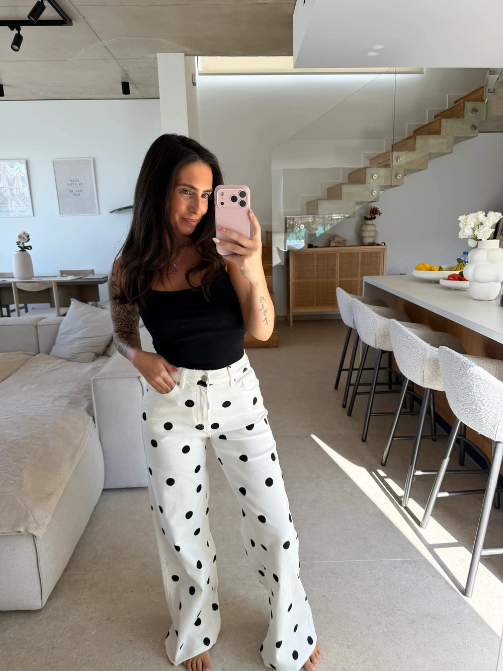 Basic Trägertop – Schwarz Top Lisas Boutique 