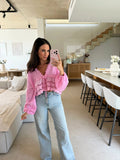 Embroidered Blouse – Pink