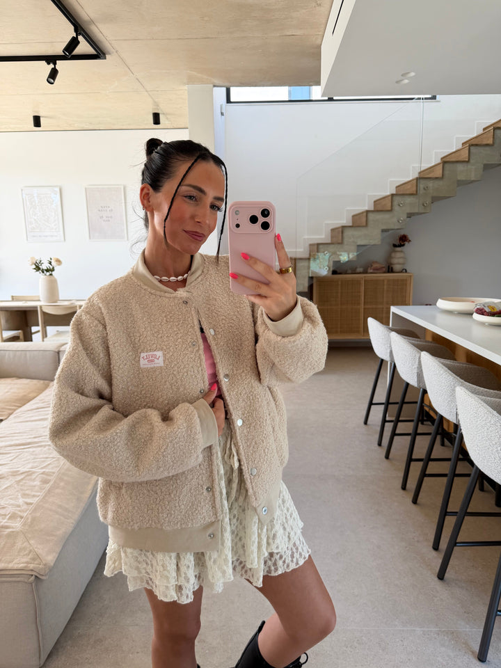 Boucle Jacke Lovely – Mintgrün Jacke Lisas Boutique 