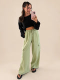 Cargo Trousers – Sage Green