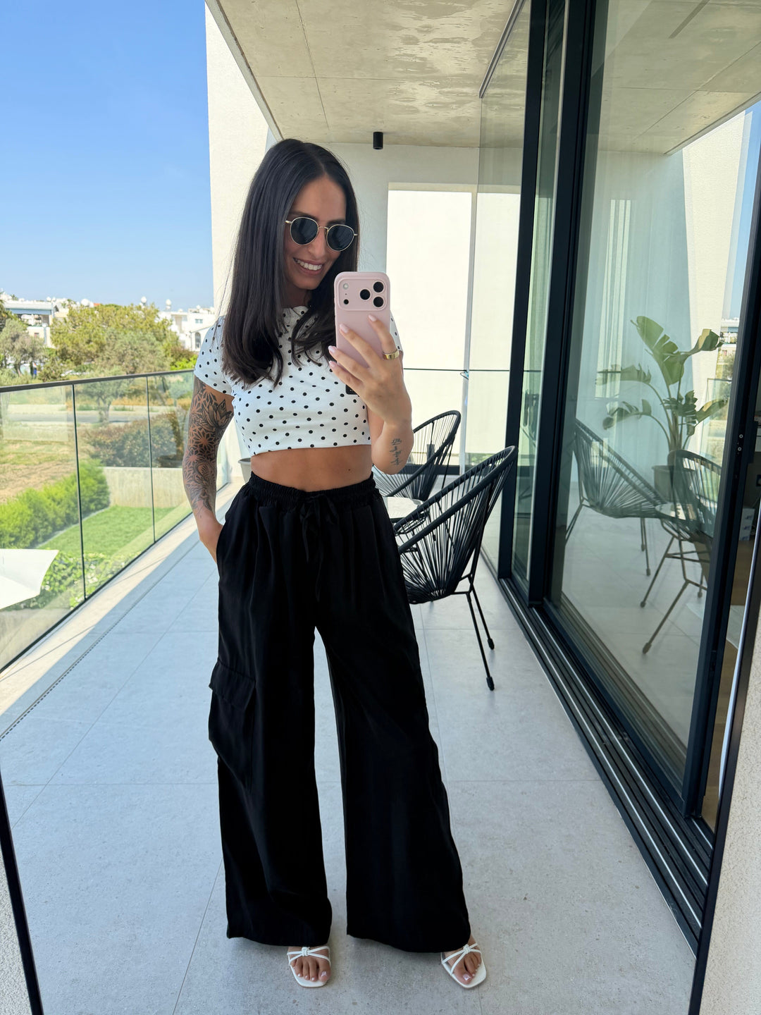 Cargo Hose – Schwarz Hose Lisas Boutique 